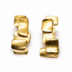 PENDIENTES TESSEL DORADOS