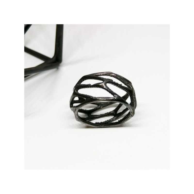 ANILLO VORONOI NEGRO