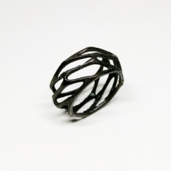 ANILLO VORONOI NEGRO
